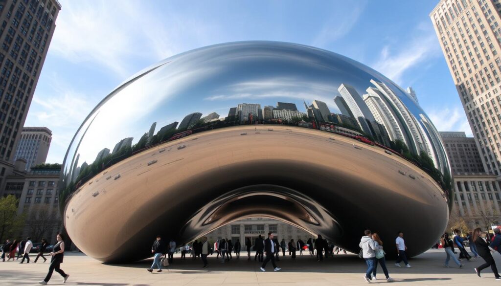 Cloud Gate (The Bean) Anisha Kapoora - najdziwniejsze instalacje artystyczne