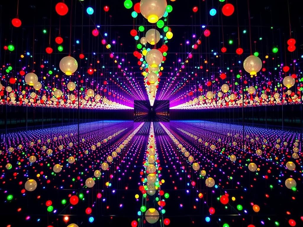 Infinity Mirror Rooms Yayoi Kusamy - najdziwniejsze instalacje artystyczne