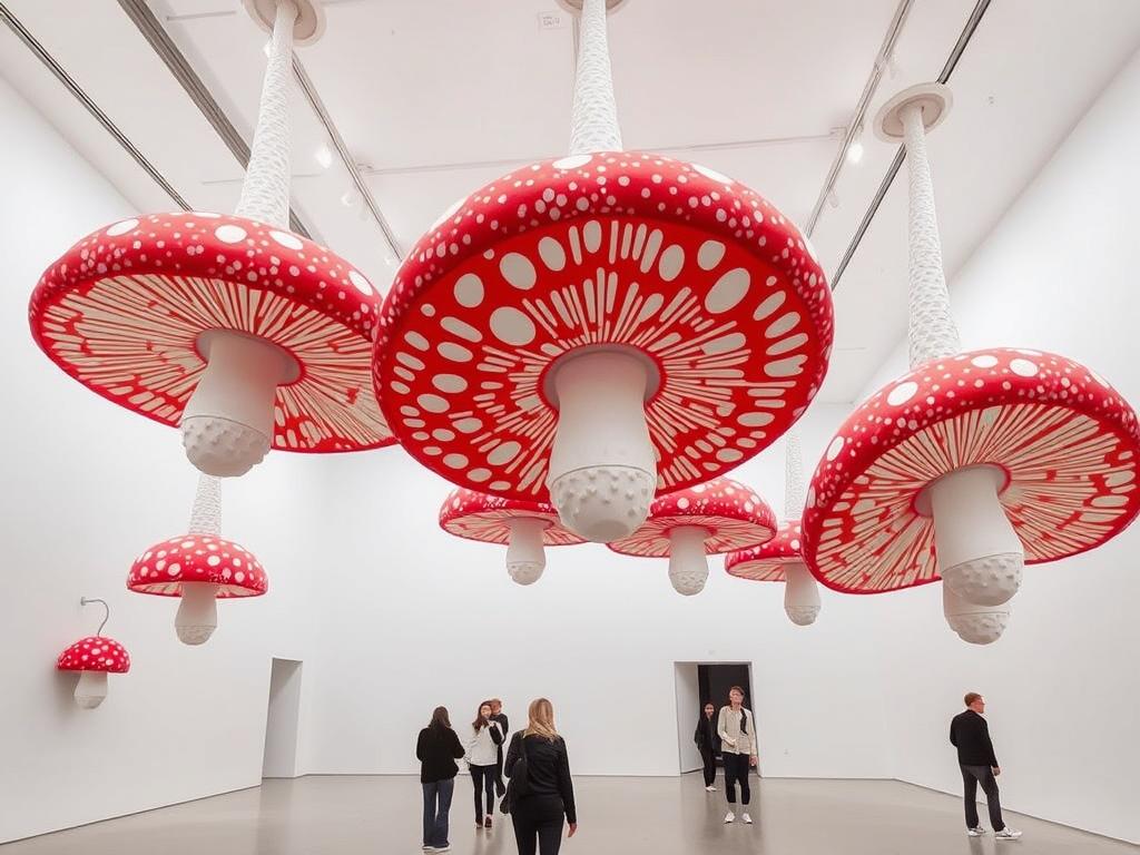 Upside-Down Mushroom Room Carstena Höllera - najdziwniejsze instalacje artystyczne