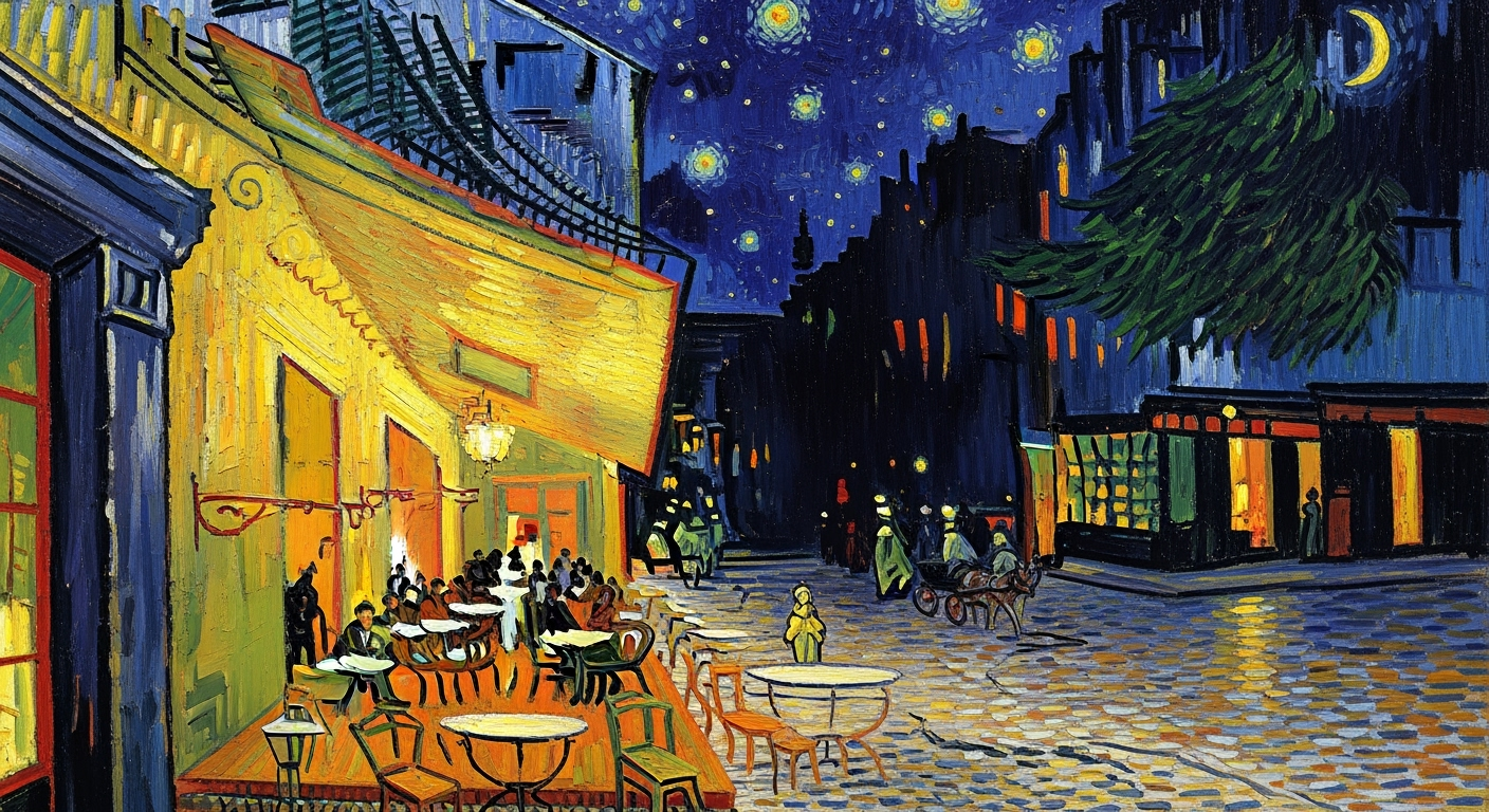 Taras kawiarni w nocy – Vincent van Gogh