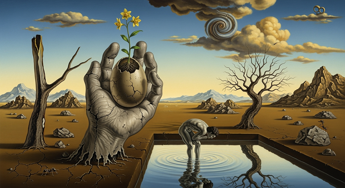 Metamorfoza Narcyza – Salvador Dali