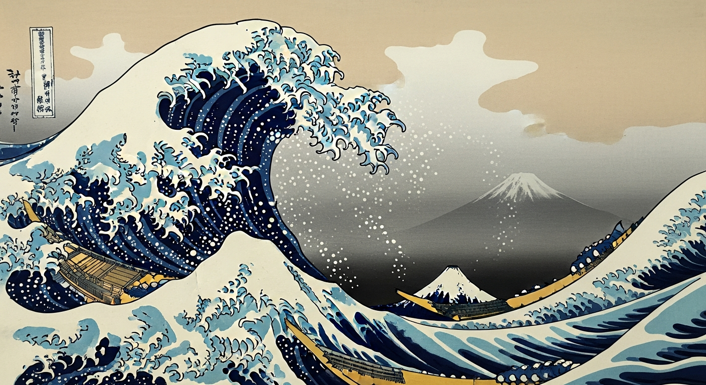 Hokusai – Wielka fala w Kanagawie