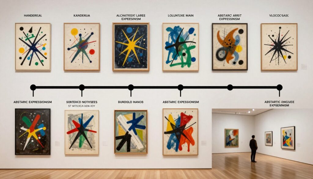 historia abstract art ewolucja od Kandinsky'ego do współczesności